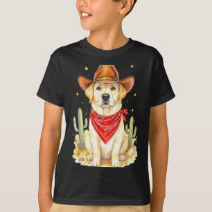 Camiseta Perro vaquero Labrador Retriever Western Llabrador