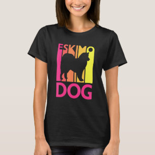 Camiseta Perro vintage americano esquimo Dog
