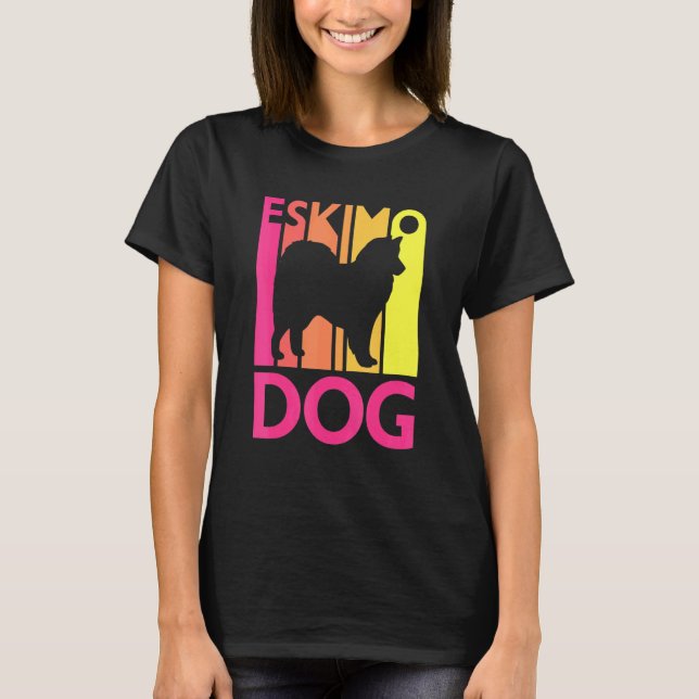Camiseta Perro vintage americano esquimo Dog (Anverso)