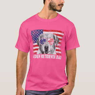 Camiseta Perro vintage retro papá cachorro padre de la recu