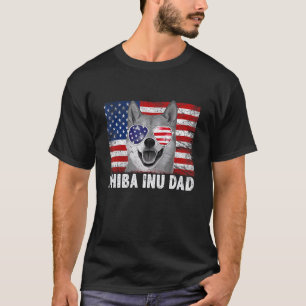 Camiseta Perro vintage retro papá cachorro Shiba Inu Papá N