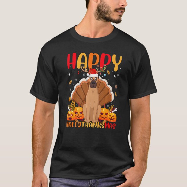Camiseta Perro Vizsla Feliz Vizsla Hellothanksmas (Anverso)