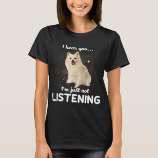Camiseta Perro Volpino Italiano Oí Que No Te Oíste