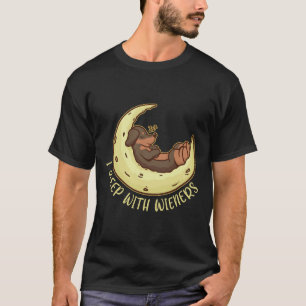 Camiseta Perro Weiner Dachshund I Duerme Con Wieneradores
