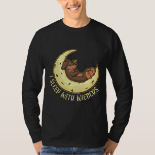 Camiseta Perro Weiner Dachshund I Duerme Con Wieneradores
