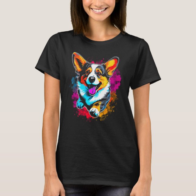 Camiseta Perro Welsh Corgi (Anverso)