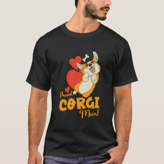 Camiseta Perro Welsh Corgi Mascota Perro Perro Perro Puppy 