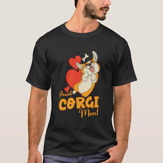 Camiseta Perro Welsh Corgi Mascota Perro Perro Perro Puppy  (Anverso)