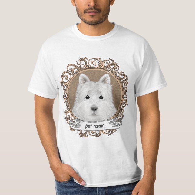 Camiseta Perro Westie  (Anverso)