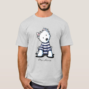 Camiseta Perro Westie de KiniArt Francés