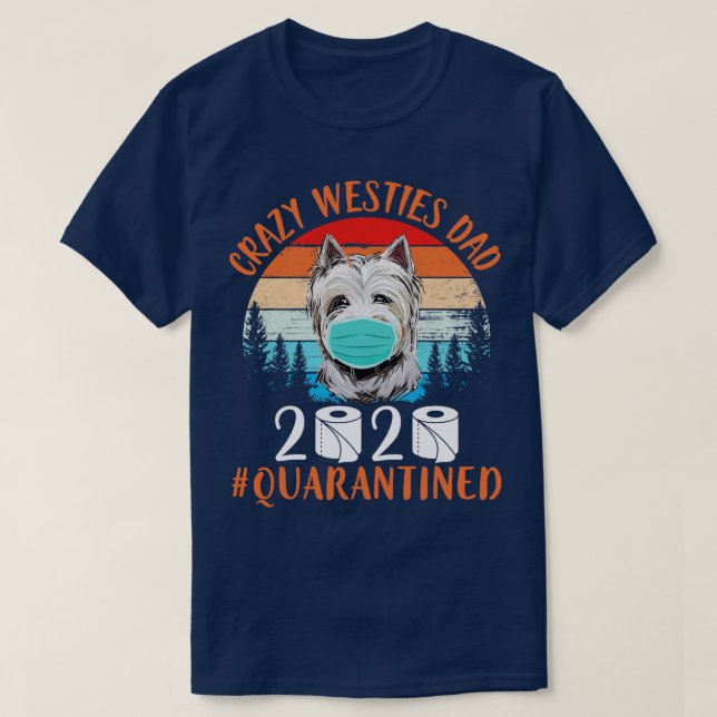 Camiseta Perro Westin Con Papeles De Tocador De Máscara Fel (Diseño del anverso)