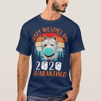 Camiseta Perro Westin Con Papeles De Tocador De Máscara Fel