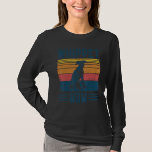 Camiseta Perro Whippet Mom Vintage Whippet Mom