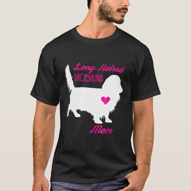 Camiseta Perro Wiener, mamá y Día de la Madre de Dachshund (Anverso)