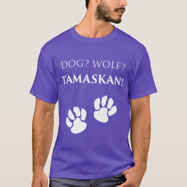 Camiseta Perro Wolfamascan Dueño Perro Amantes Perro Paw am (Anverso)