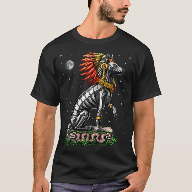 Camiseta Perro Xolo Azteca (Anverso)