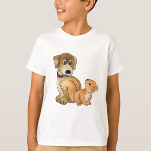 Camiseta Perro y ardilla