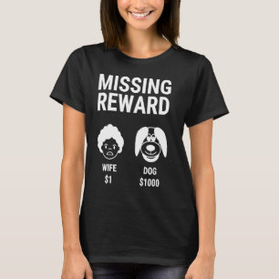CAMISETA PERRO Y ESPOSA RECOMPENSADOS
