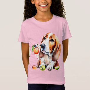 Camiseta Perro y frutas