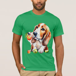Camiseta Perro y frutas