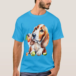 Camiseta Perro y frutas