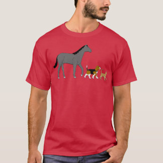 Camiseta perro y gato