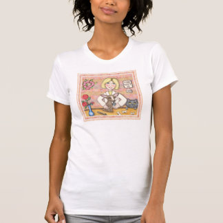 Camiseta Perro y gato de señora Vet With