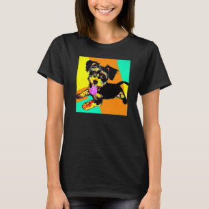 Camiseta Perro Yorkipoo lindo cachorro perrito tierno multi