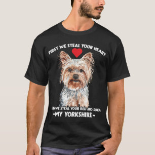 Camiseta Perro Yorkshire amante de las mascotas