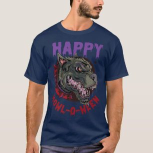 Camiseta Perro zombi en el desfile de perros de Halloween o