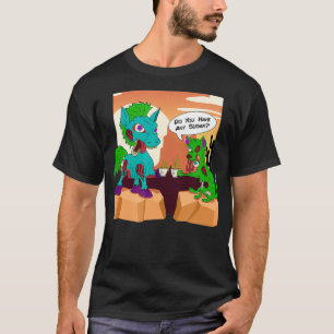 Camiseta Perro zombie con un caballo zombi tomando té en e