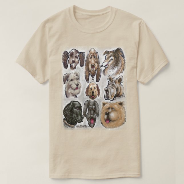Camiseta Perros (Diseño del anverso)