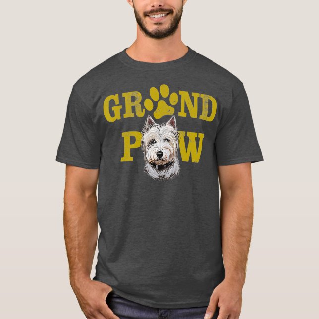 Camiseta Perros 365 Abuelo del Gran Paque Westie Perro (Anverso)