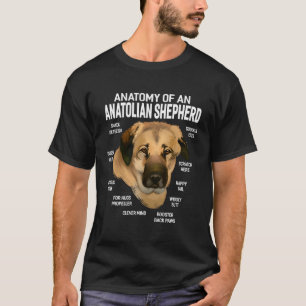 Camiseta Perros 365 Anatomía De Un Funn De Pastor Anatolian