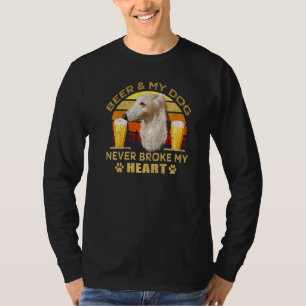Camiseta Perros 365 Cerveza y perro de Borzoi nunca me romp