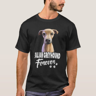 Camiseta Perros 365 Greyhound italiano por siempre lindo pe