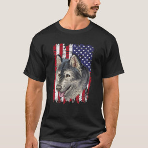 Camiseta Perros 365 Pabellón Norteamericano Alaskan Malamut