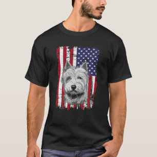Camiseta Perros 365 Pérdida Bandera Americana Perro Oso 4.º