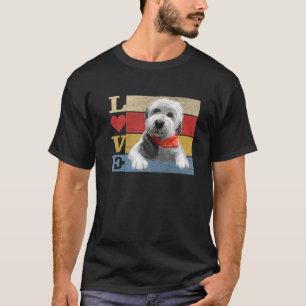 Camiseta Perros 365 Retro Amo Viejo Pastor Inglés Perro Vin