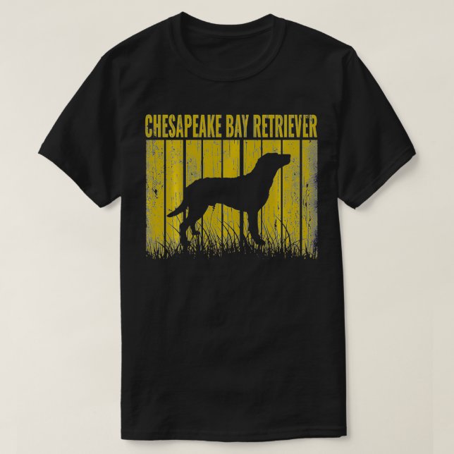 Camiseta Perros 365 Retro Chesapeake Bay Recuperever Dog Vi (Diseño del anverso)