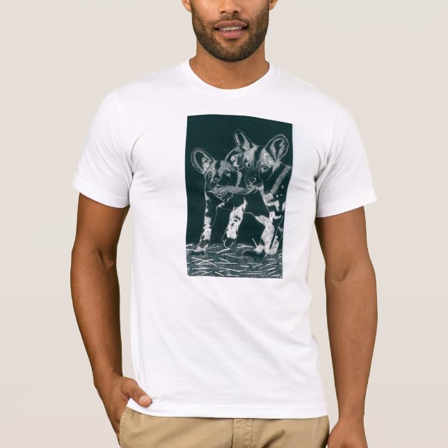 Camiseta Perros Africano-Salvajes (Anverso)