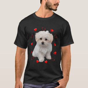 Camiseta Perros amantes del perro maltés Cachorros regalo p