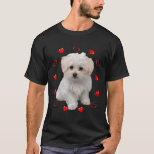 Camiseta Perros amantes del perro maltés Cachorros regalo p