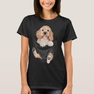 Camiseta Perros Amantes Regalos Cocker spaniel En Pocket Fu