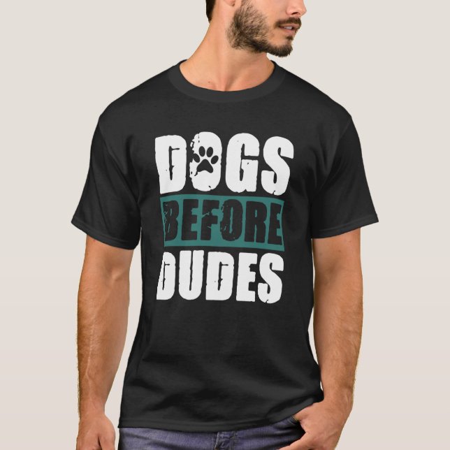 Camiseta Perros antes de dudes (Anverso)