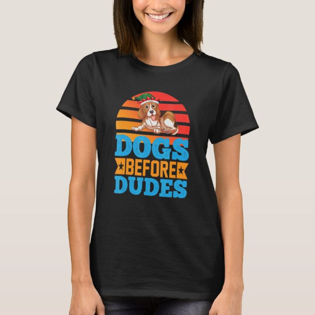 Camiseta Perros antes de dudes (Anverso)