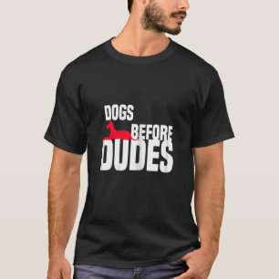 Camiseta Perros antes del mascota del Día del Perro de Dude