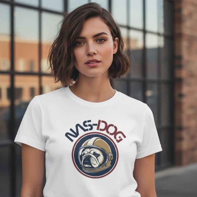 Camiseta Perros astronautas divertidos en el espacio (Subido por el creador)