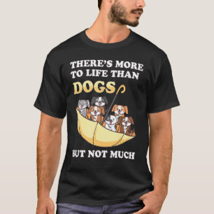 Camiseta Perros boca abajo Paraguas Perro Mascota Cachorro