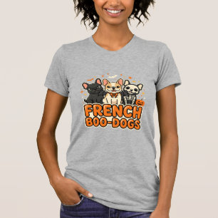 Camiseta Perros Boo Franceses Diseño de Bulldog Francés de 